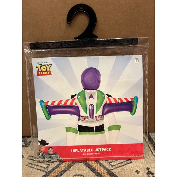 Pixar Disney Toy‎ Story Buzz Lightyear Inflatable Jetpack Costumes Dress Up NEW - Picture 1 of 3